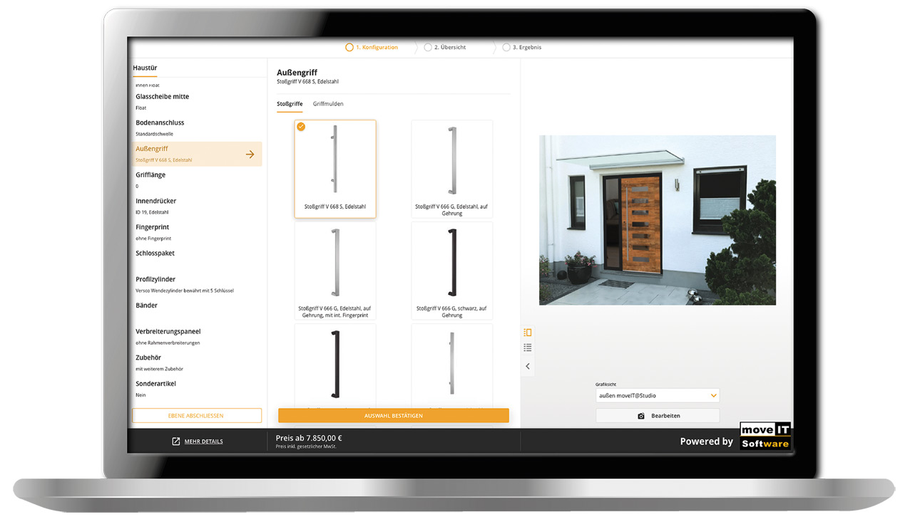 Haustüren-Konfigurator von Versco